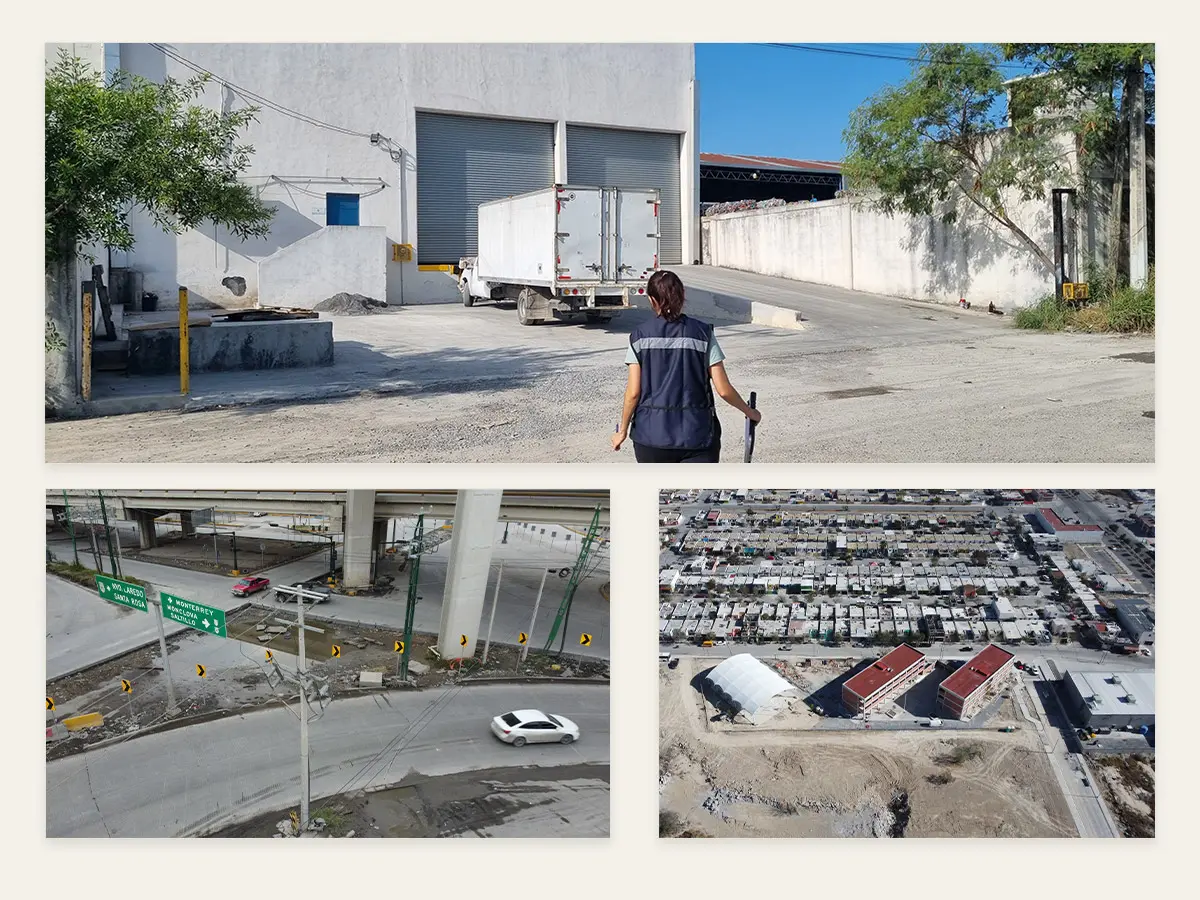 Trabajo de levantamiento en campo para proyectos de infraestructura y movilidad